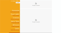 Desktop Screenshot of pascal-lambre.fr